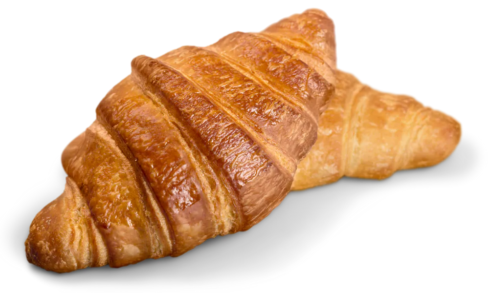 Flaky, buttery croissants with golden crust at Mom's Bakery & Cafe, a Bakery in El Monte
